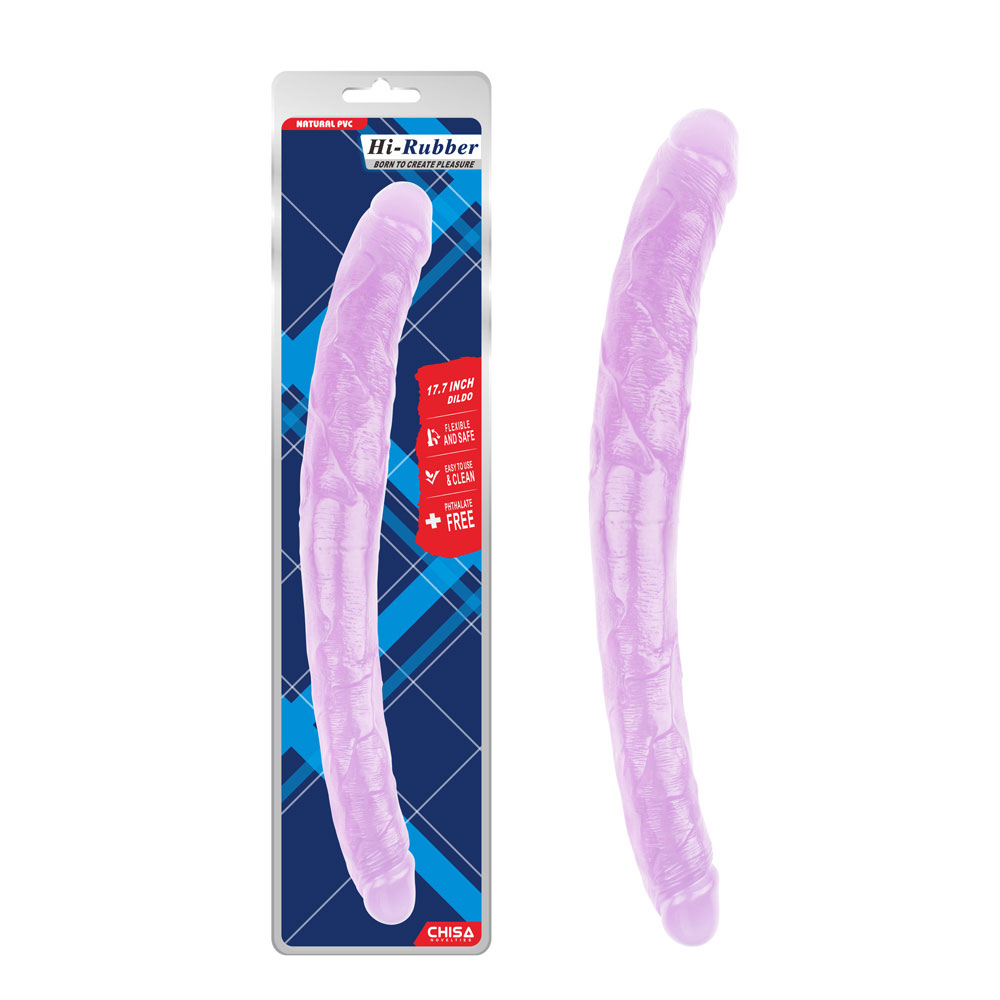 17.8 Cal Dildo-Fioletowy